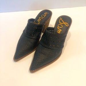 Sam Edelman Lillianna western black mule 7.5